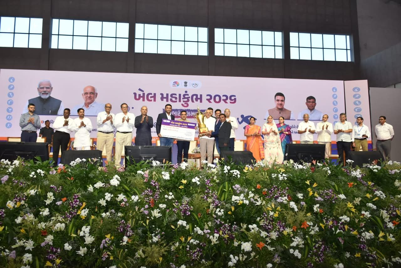 મુખ્યમંત્રી ભૂપેન્દ્રભાઈ પટેલ અને નાયબ મુખ્યમંત્રી હર્ષભાઈ સંઘવીના હસ્તે વડોદરા ખાતેથી 'ખેલ મહાકુંભ-2026'નો રાજ્યવ્યાપી પ્રારંભ.